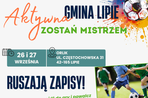 Informacja o zapisach do turnieju Zostań Mistrzem